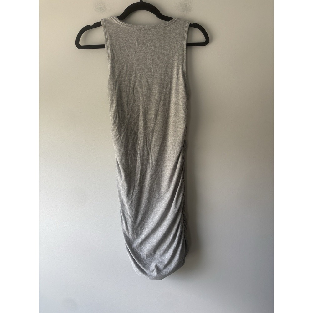 Beyond Yoga Featherweight Gather Ruched Mini Dress Spacedye Grey Small Athletic - Picture 9 of 9
